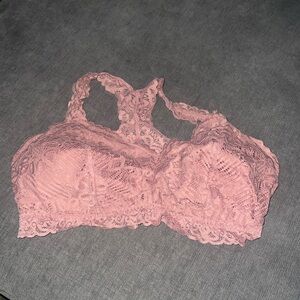 Maurices Pink Lace Bralette